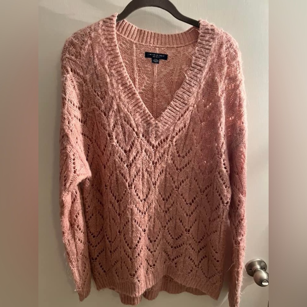 American Eagle Soft Fuzzy Sweater